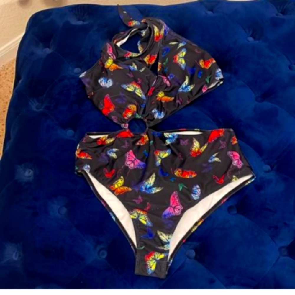 Butterfly one piece swimsuit